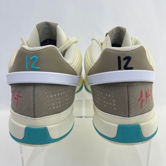 Nike Men's JA 1 DR8785-102 Coconut Mulk/Khaki-Black/Red/Dusty Cactus | Men's 13 - Picture 4 of 6